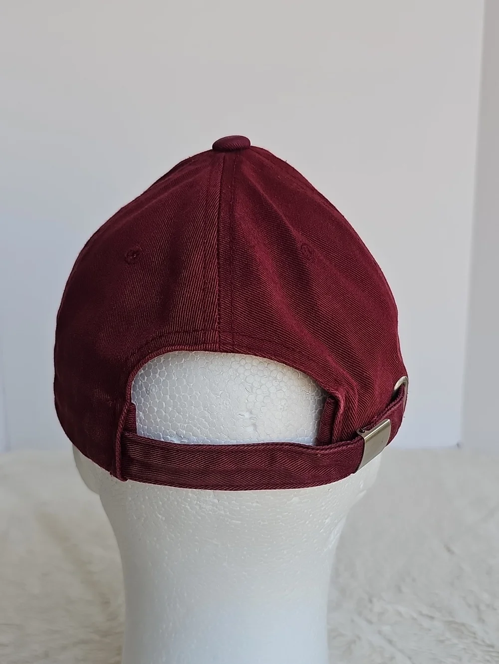 FILA Burgundy Red Logo Baseball Cap Hat One Size Adjustable